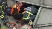 Isparta-Antalya yolunda otobüs devrildi: 1 ölü, 8 yaralı