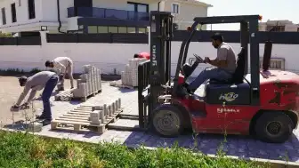 Tepebaşı'nda Üstyapı Çalışmaları Devam Ediyor
