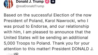 Trump: Polonya'ya 5 Bin Ek Asker Gönderilecek
