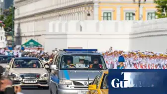 Tayland Prensesi Bajrakitiyabha'ya Bangkok Sokaklarinda Uğurlama Töreni