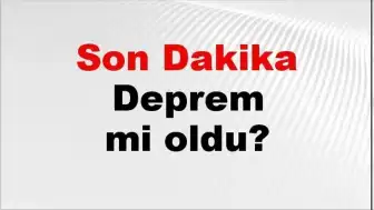 01 Haziran 2026 Son Dakika: Türkiye'de Deprem Hareketliliği AFAD ve Kandilli Verileriyle Açıklanıyor