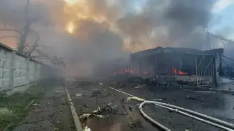 Rusya'dan Ukrayna'ya Yoğun Füze ve İHA Saldırısı: Kiev ve Harkiv'de Hasar ve Can Kayıpları