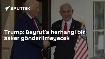 Trump: Beyrut'a Asker Gönderilmeyecek