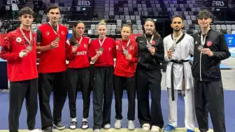 Milli Taekwondocular Roma ve Nürnberg'de 13 Madalya Kazandı