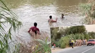 Aydın İncirliova'da Büyük Menderes Nehri'nde İki Çocuk Kayboldu
