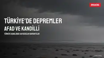 Türkiye'de 27 Temmuz 2026'da Meydana Gelen Depremler: AFAD ve Kandilli Verileri
