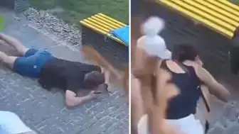 Ukrayna'da Rus Füzelerinin Sivil Yerleşim Alanlarını Hedef Aldığı Anlar Kaydedildi