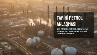 ABD ve Venezuela Arasında Tarihi Petrol Anlaşması: ABD'nin Kontrolü Yüzde 55 Olacak