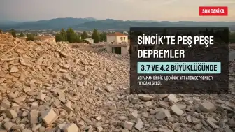 Adıyaman Sincik'te Art Arda Depremler: Büyüklükleri 3.7 ve 4.2 Olarak Kaydedildi