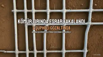 Ankara'da Kömür Yüklü Tırda 1,5 Kg Esrar Yakalandı, 2 Şüpheli Gözaltına Alındı