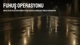 Antalya'da Fuhuş Operasyonunda 8 Şüpheli Gözaltına Alındı