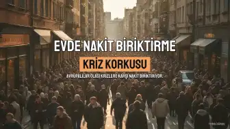 Avrupalılar Evde Nakit Biriktiriyor: Kriz Korkusu Etkili Oldu
