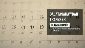 Galatasaray Kadın Futbol Takımı, Oliwia Domin'i Transfer Etti