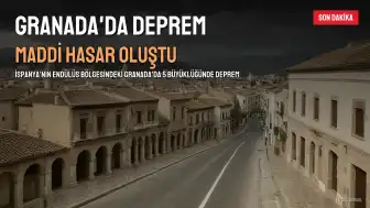 Granada'da 5 büyüklüğünde deprem: Acil durum ilan edildi, maddi hasar oluştu