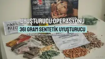 Günyüzü'nde Uyuşturucu Operasyonu: 361 Gram Sentetik Uyuşturucu Ele Geçirildi, 1 Kişi Tutuklandı