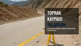 Sultangazi'de İnşaat Alanında Toprak Kayması: Yol Çatladı, Sokak Kapatıldı