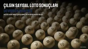 30 Eylül 2026 Çılgın Sayısal Loto Çekiliş Sonuçları: Büyük İkramiye Devretti