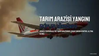 Denizli'de Tarım Arazisinde Çıkan Yangın Kontrol Altına Alındı
