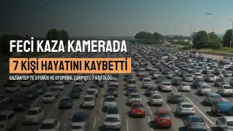 Gaziantep'te Otobüs ile Otomobil Çarpıştı: 7 Kişi Hayatını Kaybetti