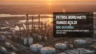 Libya'da Şerare-Zaviye Boru Hattı Vanası Açıldı, Petrol Pompalama Yeniden Başladı