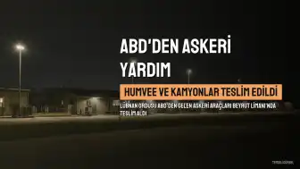 Lübnan Ordusu ABD'den 47 Humvee ve 5 Kamyon Teslim Aldı