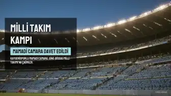 Mamadi Camara'ya Milli Takım Daveti