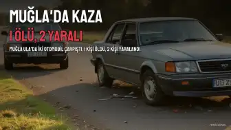 Muğla'da Trafik Kazası: 1 Ölü, 2 Yaralı