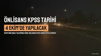 Önlisans KPSS Sınav Tarihi Değişmedi: 4 Ekim'de Yapılacak