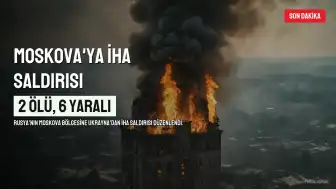Rusya'dan Yapılan Açıklamaya Göre, Ukrayna'nın "Devasa" İHA Saldırısında 2 Kişi Hayatını Kaybetti