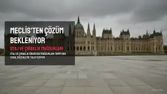 Staj ve Çıraklık Mağdurları TBMM'den Yasal Düzenleme Talep Ediyor