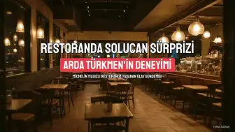 Ünlü şef Arda Türkmen'in Michelin yıldızlı restoranda 'solucan' deneyimi
