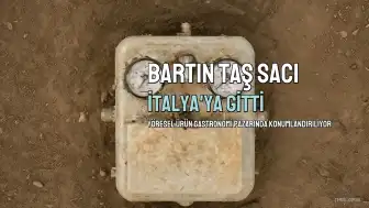 Bartın'ın Coğrafi İşaretli Taş Sacı İtalya'da Pizza Taşı Olarak Test Ediliyor