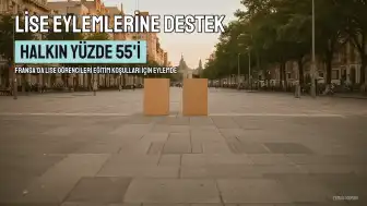 Fransa'da Lise Eylemlerine Halk Desteği Yüzde 55 Olarak Ölçüldü