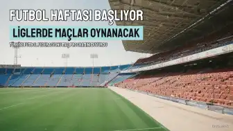Futbol: Süper Lig, 1. Lig ve alt liglerde haftanın maç programı belli oldu