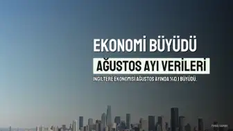 İngiltere Ekonomisi Ağustos Ayında %0.1 Büyüdü