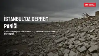 İstanbul'da Deprem Paniği: AFAD ve Kandilli Verileri İnceleniyor