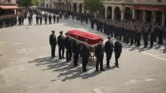 İzmir'de Beyin Kanaması Geçiren Polis Memuru S.Y. Son Yolculuğuna Uğurlanıldı