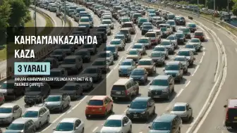 Kahramankazan'da Trafik Kazası: 3 Yaralı