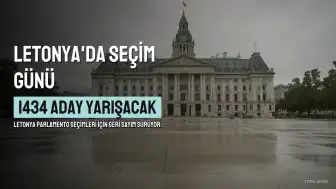 Letonya'da Yarın Genel Seçimler Yapılacak: 100 Sandalyeli Parlamento İçin 1434 Aday Yarışacak