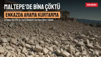 Maltepe'de 7 Katlı Binanın 3. Katında Çökme: Ekipler Olay Yerinde