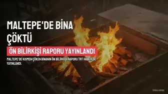 Maltepe'de Kısmen Çöken Binanın Ön Bilirkişi Raporu TRT Haber'de Yayınlandı