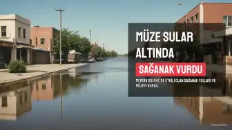 Mersin'de Sağanak Yağış: Atatürk Evi ve Etnografya Müzesi Sular Altında Kaldı