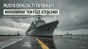 Rusya, Pasifik'te Nükleer Denizaltı Novosibirsk'ten Seyir Füzesi Ateşledi