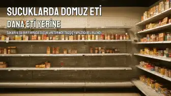 Sakarya'da Sucuk Üretiminde Domuz Eti Kullanıldığı Tespit Edildi