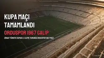 Ziraat Türkiye Kupası'nda Orduspor 1967 Farklı Kazandı