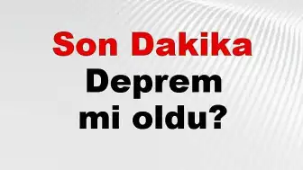 12 Mayıs 2026 Salı: AFAD Son Depremler ve Güncel Veriler
