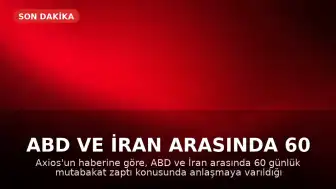 ABD ve İran Arasında 60 Günlük Mutabakat Zaptı Anlaşması Sağlandığı İddiası