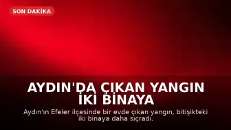 Aydın'da Çıkan Yangın İki Binaya Daha Sıçradı