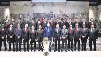 Cumhurbaşkanı Erdoğan, Galatasaraylıları Kabul Etti