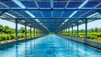 Güneş Panelleri Sulama Kanallarını Kaplıyor: Elektrik Üretimi ve Su Tasarrufu Bir Arada